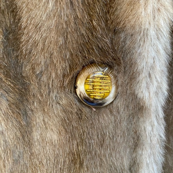 1980’s Brown Faux Fur Jacket. Great condition. - Picture 3 of 7